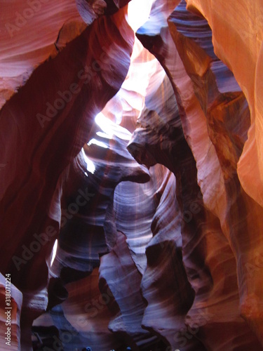 Stunning light, shadows, and patterns in Arizona's Antelope Canyon.