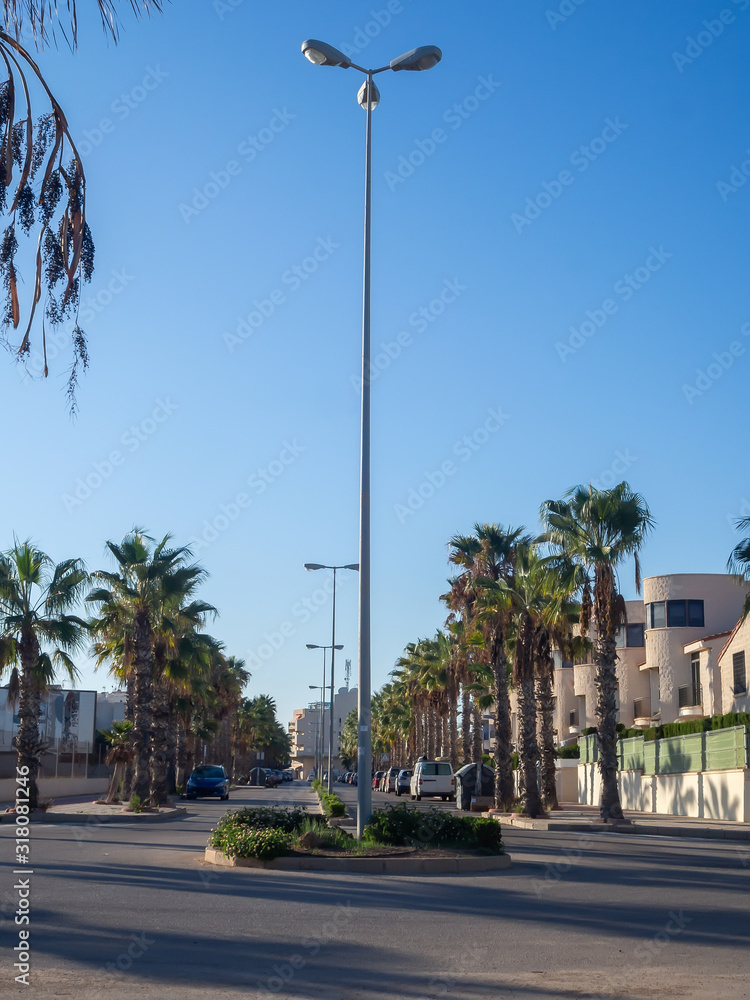 Fototapeta premium Vintage lanterns on the streets in Spain