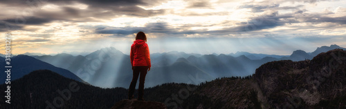 Canadian mountain landscape photo