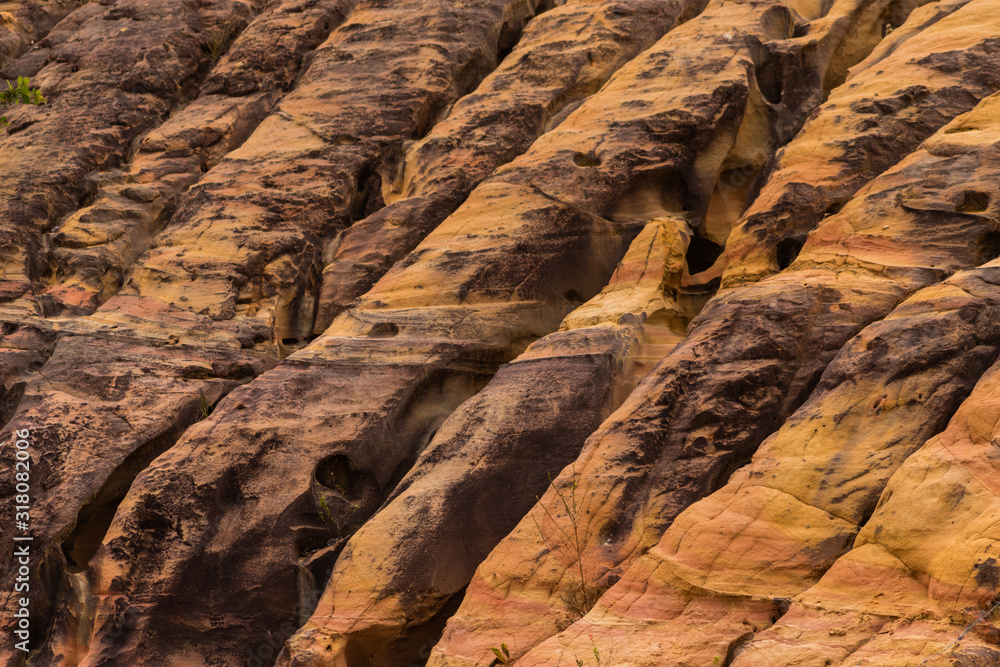 Obraz premium Abstract Red Stone in Brazil