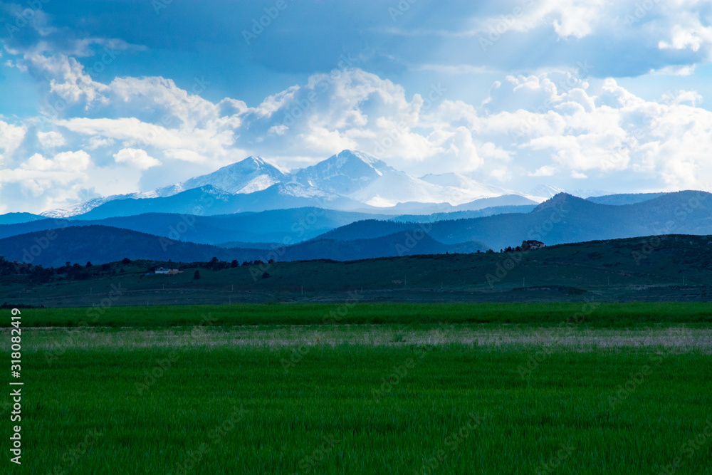 Long's Peak from Loveland, Colorado.