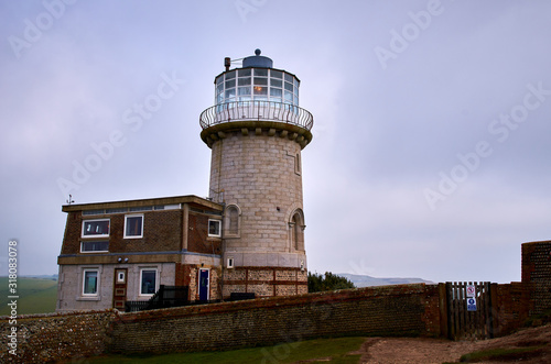 Lighthouse At The Seven Sisters Cliffs