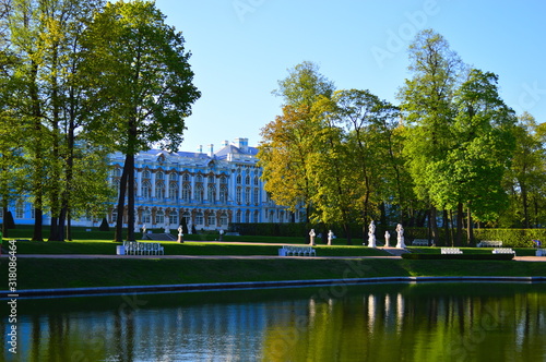  sunny day in the city of pushkin