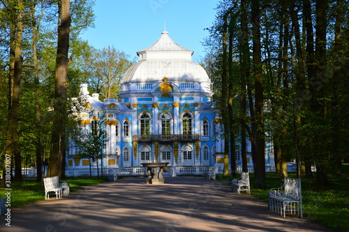 Fotografie sunny day in the city of pushkin
