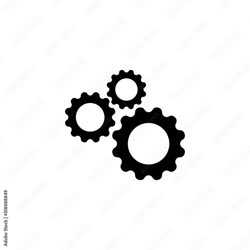 Fototapeta premium gear logo vector