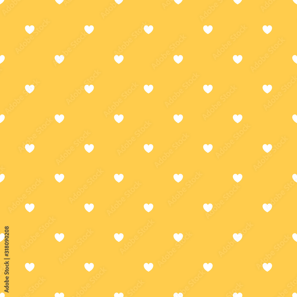 Romantic Yellow Seamless Polka Heart Vector Pattern Background for Valentine Day ( February 14 ), 8 March, Mother's Day, Marriage, Birth Celebration. Lovely Chic Design. Romantic Yellow Seamless Polka Heart Vector Pattern Background for Valentine Day ( February 14 ), 8 March, Mother's Day, Marriage, Birth Celebration. Lovely Chic Design.
