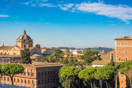 Piazza Venezia, view from Vittorio Emanuele II Monument, Rome
