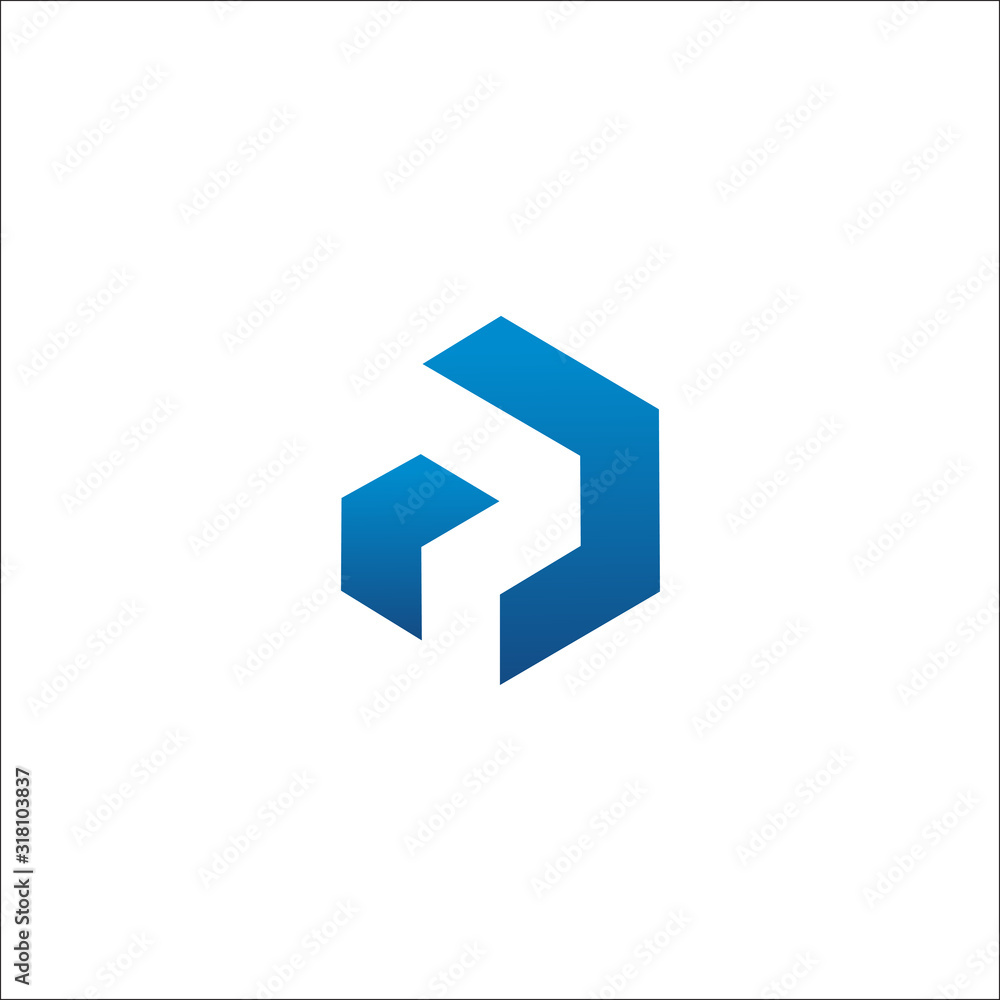 P initial letter logo design P initial letter logo design