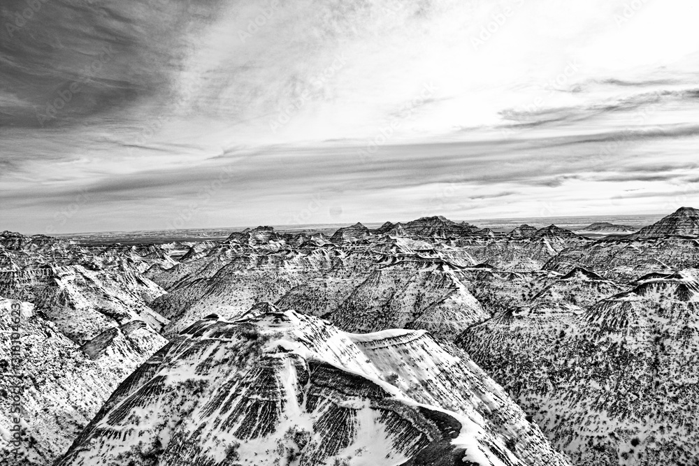 Fototapeta premium Black and white upload