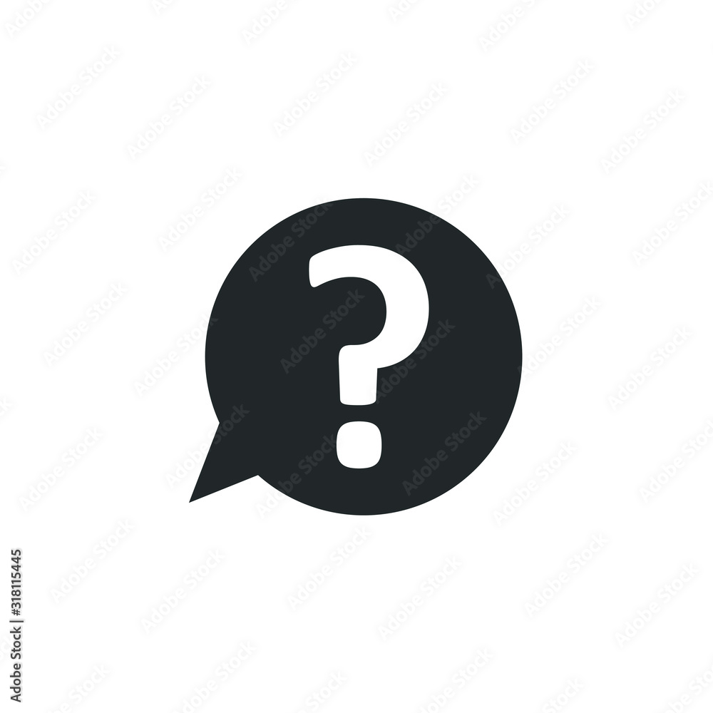 Help Sign icon template color editable. Question symbol vector sign isolated on white background illustration for graphic and web design. Help Sign icon template color editable. Question symbol vector sign isolated on white background illustration for graphic and web design.