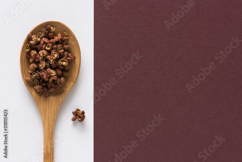 Szechuan Peppercorns on a Spoon