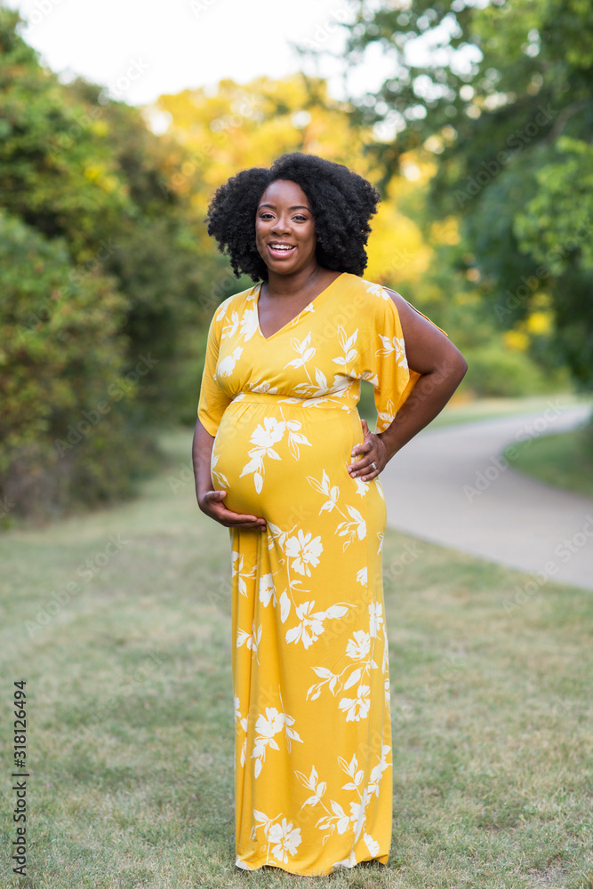 Portrait of a beautiful African American Pregnant Woman Portrait of a beautiful African American Pregnant Woman