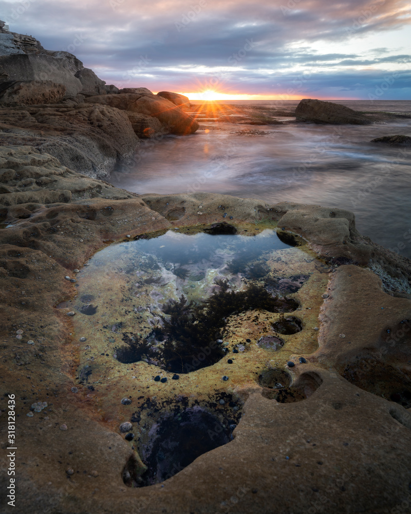 Fototapeta premium Bondi Beach at sunset, Sydney Australia