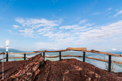 Scenic View Of Landscape Against Sky At Pha Muak View Point, Na Haeo District, Loei Province, Thailand photo