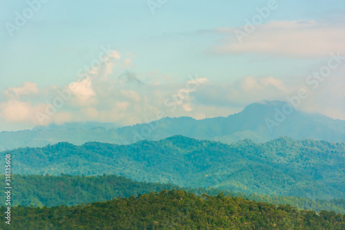 Scenic View Of Moutains Against Sky © Sitthipong