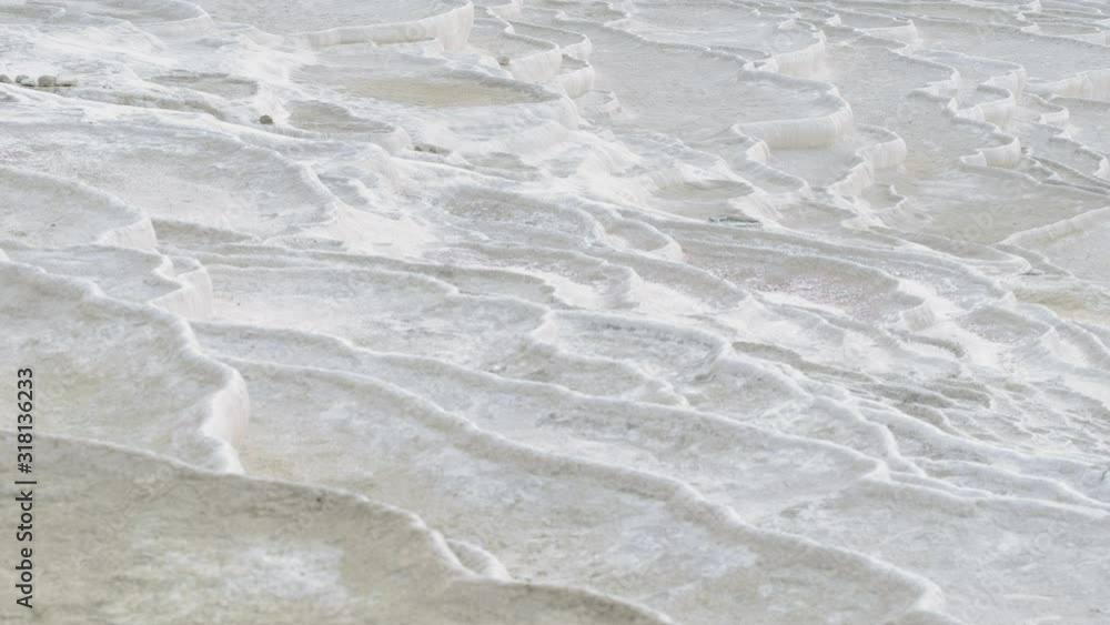 Dried natural spring water travertine terrace formations Dried natural spring water travertine terrace formations
