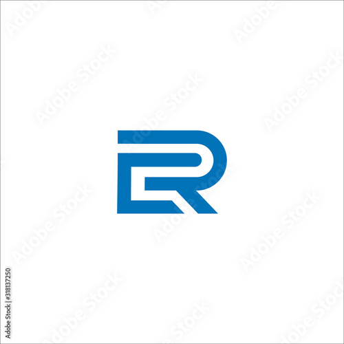 CR Logo Letter Design Template
