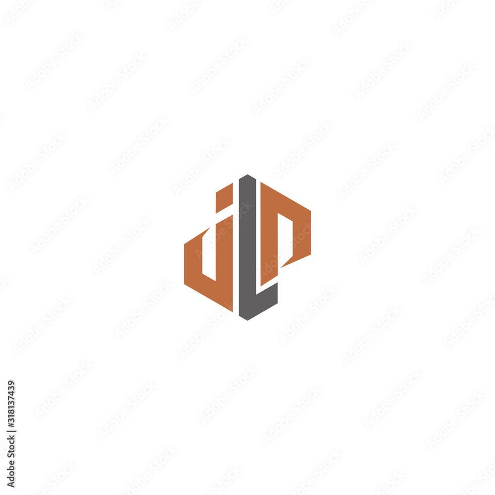 JL JLP JP Logo Letter Design Template JL JLP JP Logo Letter Design Template