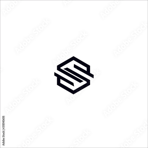 SS Letter Logo Design Template