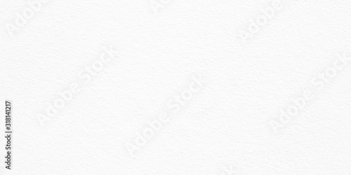 Wide image, White cement or concrete wall texture for background, Empty space.