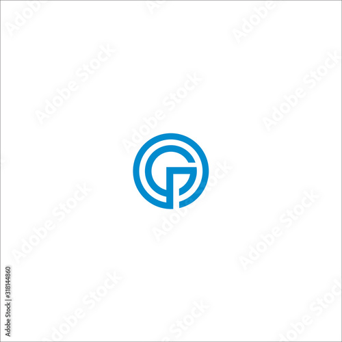 GP company linked letter logo