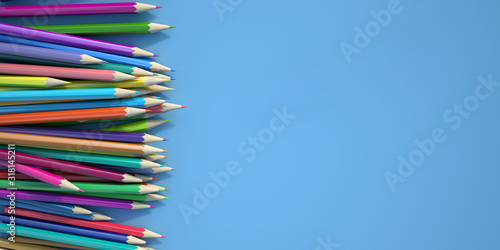 Multicolored pencils