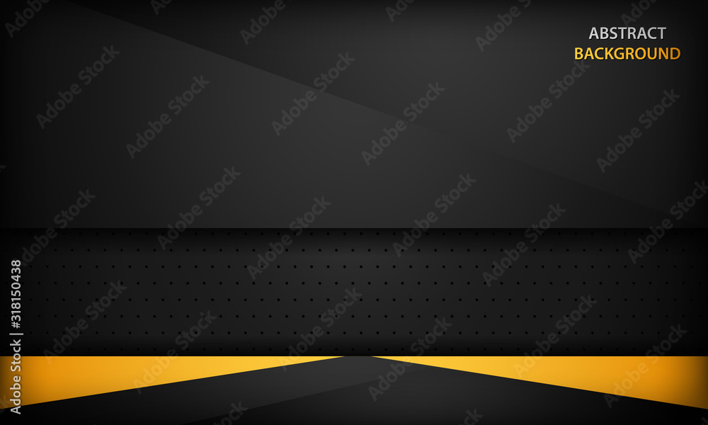 Black corporate background. Texture with dark metal pattern. Vector illustration.
