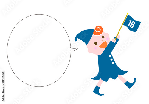 SDGs GOAL16 image unisex fairy child illustration