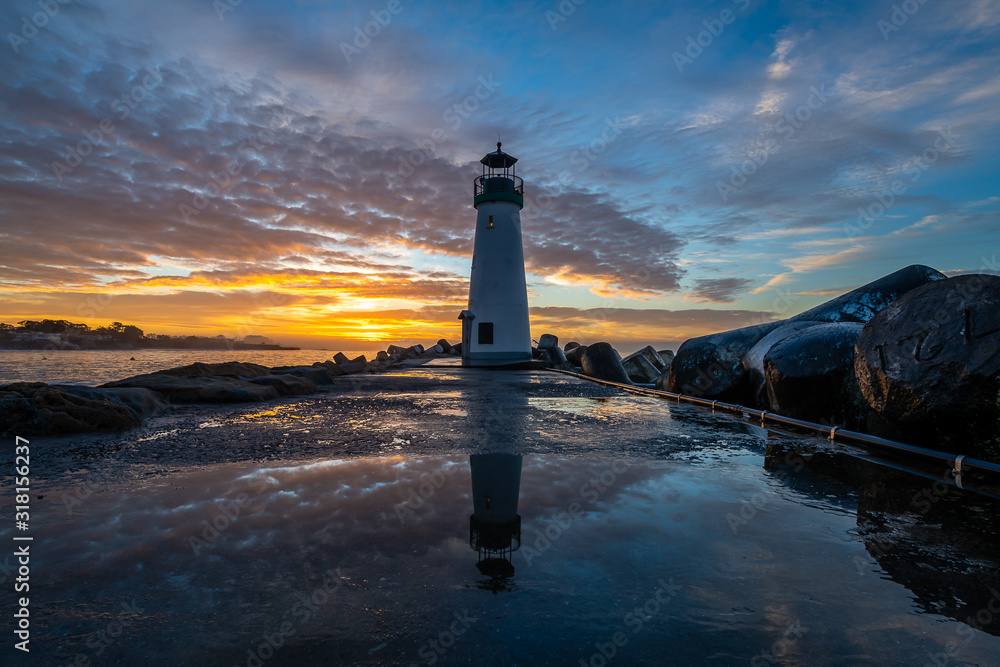 Breakwater Lighthouse at Sunrise