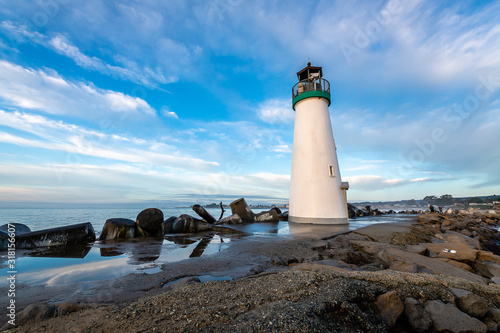 Breakwater Lighthouse at Sunrise photo