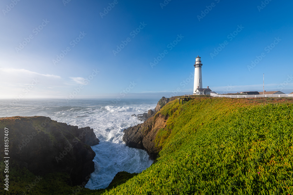 Pigeon Point Lighthouse at Daybreak