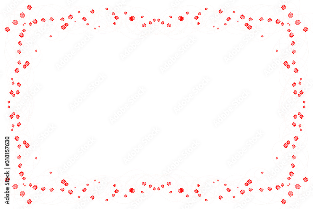 Fototapeta premium frame with hearts