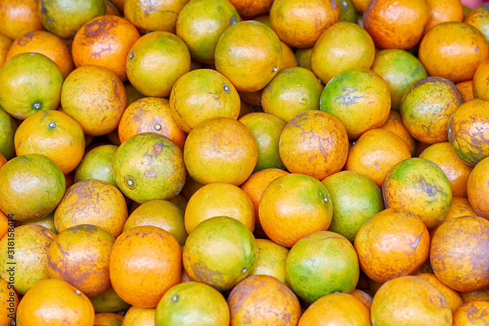 Thai tangerines on the counter a lot Thai tangerines on the counter a lot