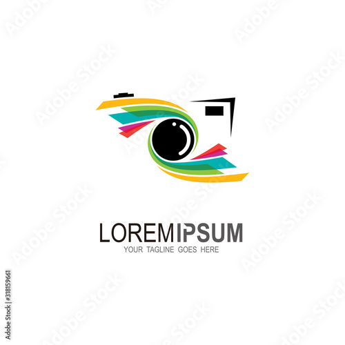 Camera,Photography Logo Template,  Modern Camera Photo Logo Template Design Vector, Photography template
