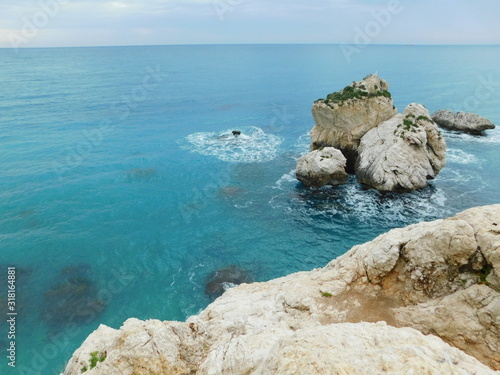 Aphrodites rocks near Paphos, Cyprus