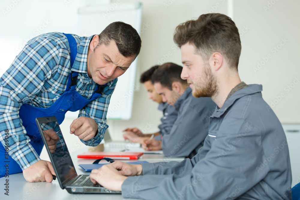 portrait of engineering students in classroom portrait of engineering students in classroom