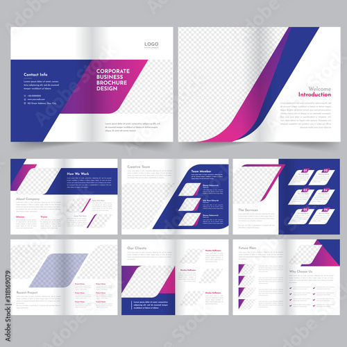16 page company brochure 