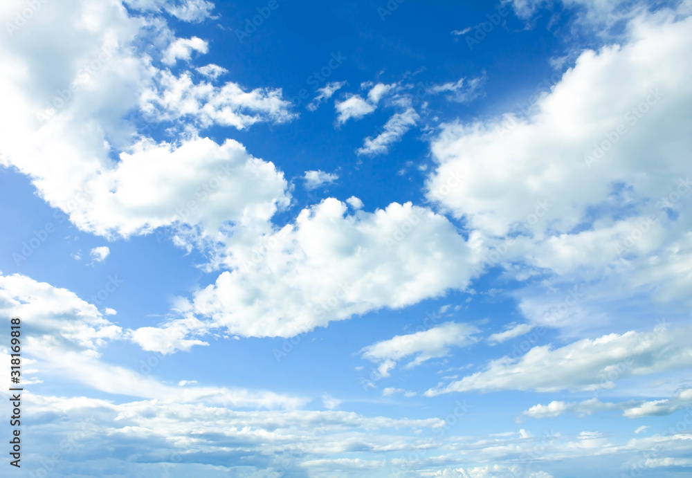 blue sky with white clouds background. blue sky with white clouds background.