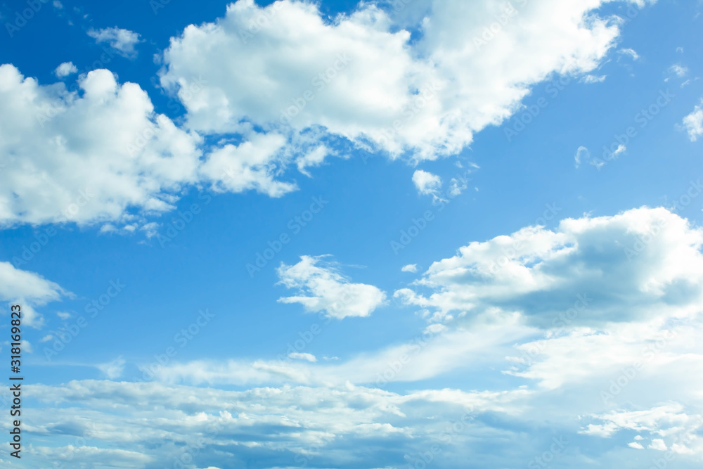 blue sky with white clouds background. blue sky with white clouds background.