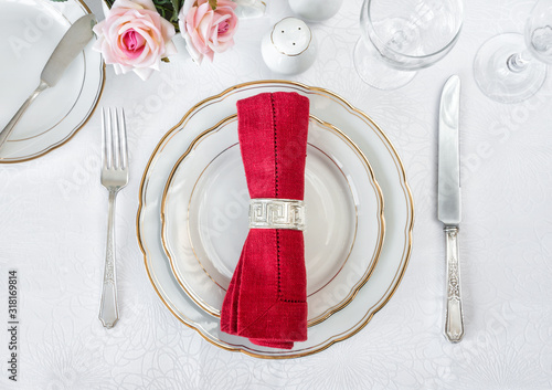 Elegance table setting