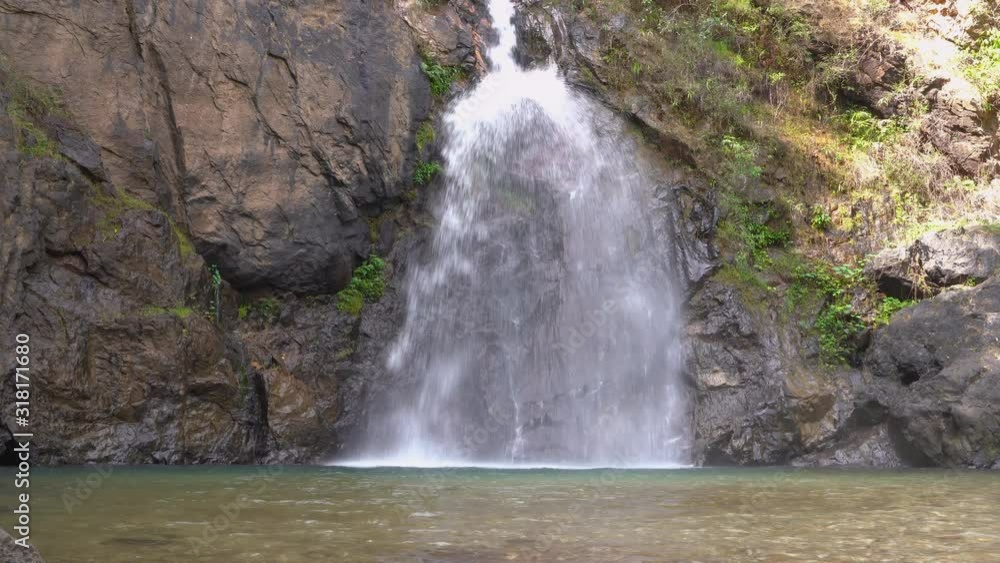 jogkradin waterfall is located in Thong Pha Phum National Park. Kanchanaburi Province, Thailand. jogkradin waterfall is a waterfall with only one floor that flows down from the cliff abou jogkradin waterfall is located in Thong Pha Phum National Park. Kanchanaburi Province, Thailand. jogkradin waterfall is a waterfall with only one floor that flows down from the cliff abou