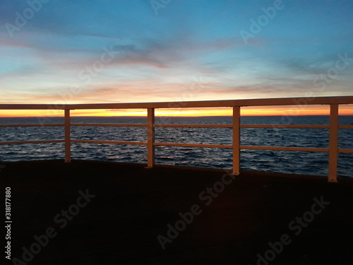 sunset on beach
