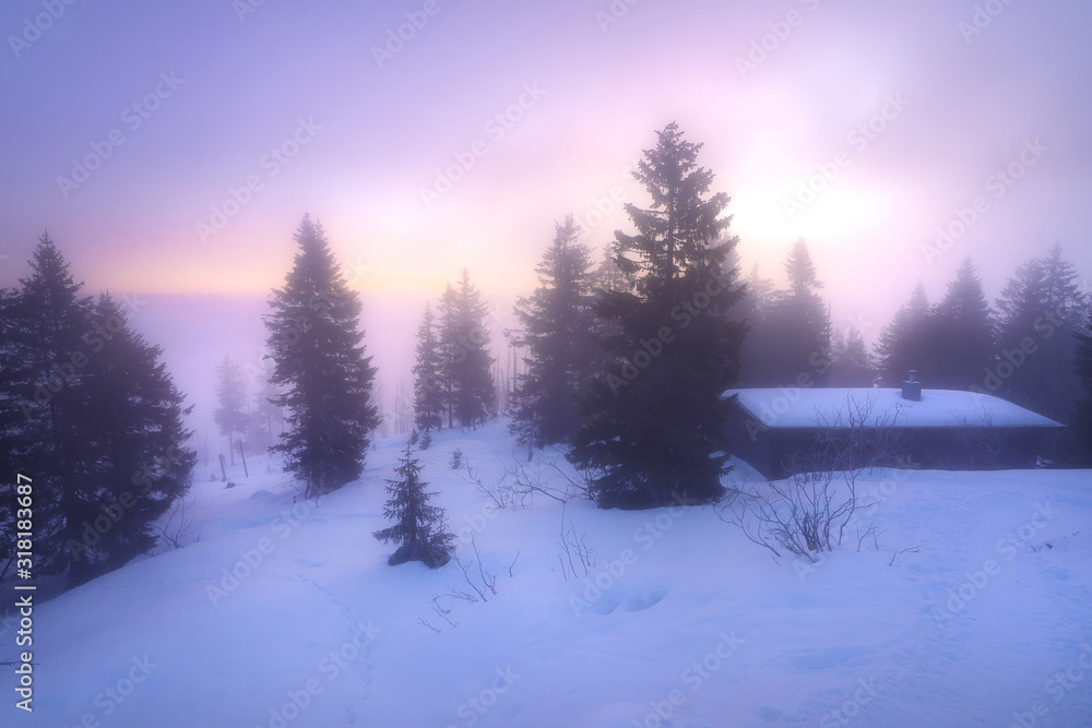 Fototapeta premium Grosser Rachel Bayerischer Wald