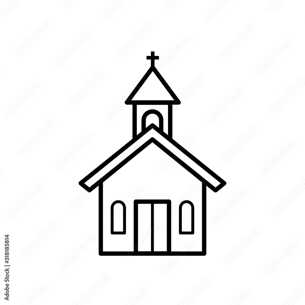 church icon collection, trendy style church icon collection, trendy style
