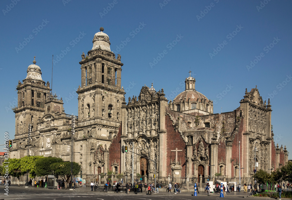 Buildings in Mexico City with dome