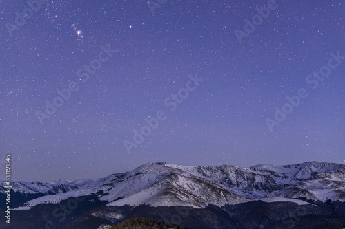 Astro photography on the Tarcu Mountains in Romania. © Cosminxp