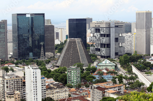 Panoramic view of Rio de Janeiro, Centro, Brazil