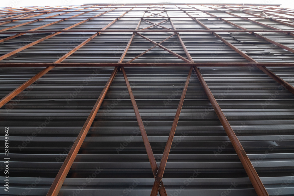 scaffolding on a construction area scaffolding on a construction area