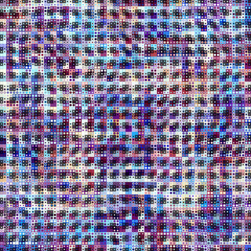 Abstract geometric pattern in low poly style. Pixel art style. Vector image.