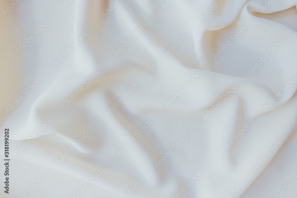 Obraz premium background texture of white and beige fabric
